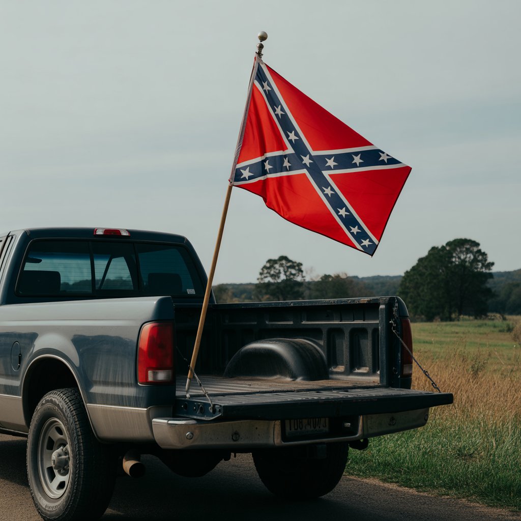 Rebel Flag on Truck: Mounts, Sizes, Legal Guide