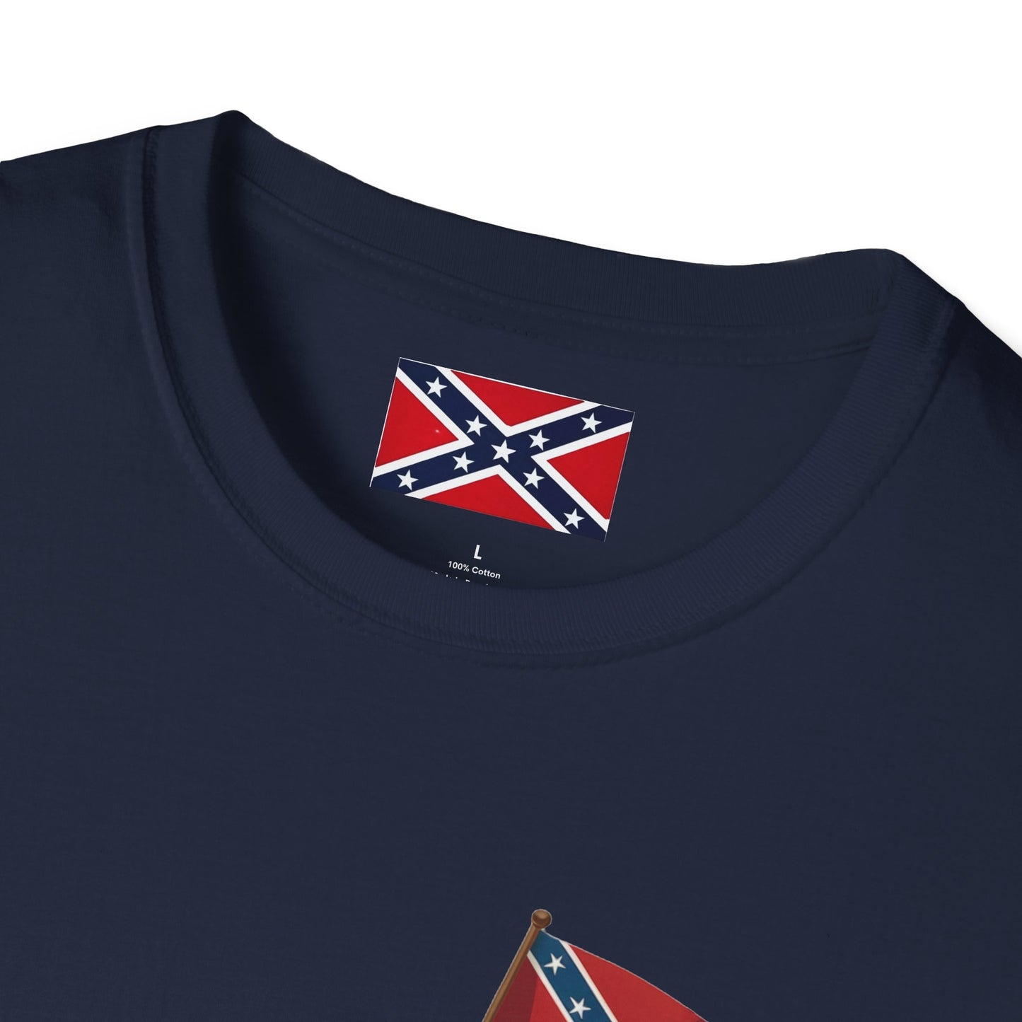 T-Shirt — "Small Flag, Big F*ck You to the Cancel Mob" Confederate Flag Graphic