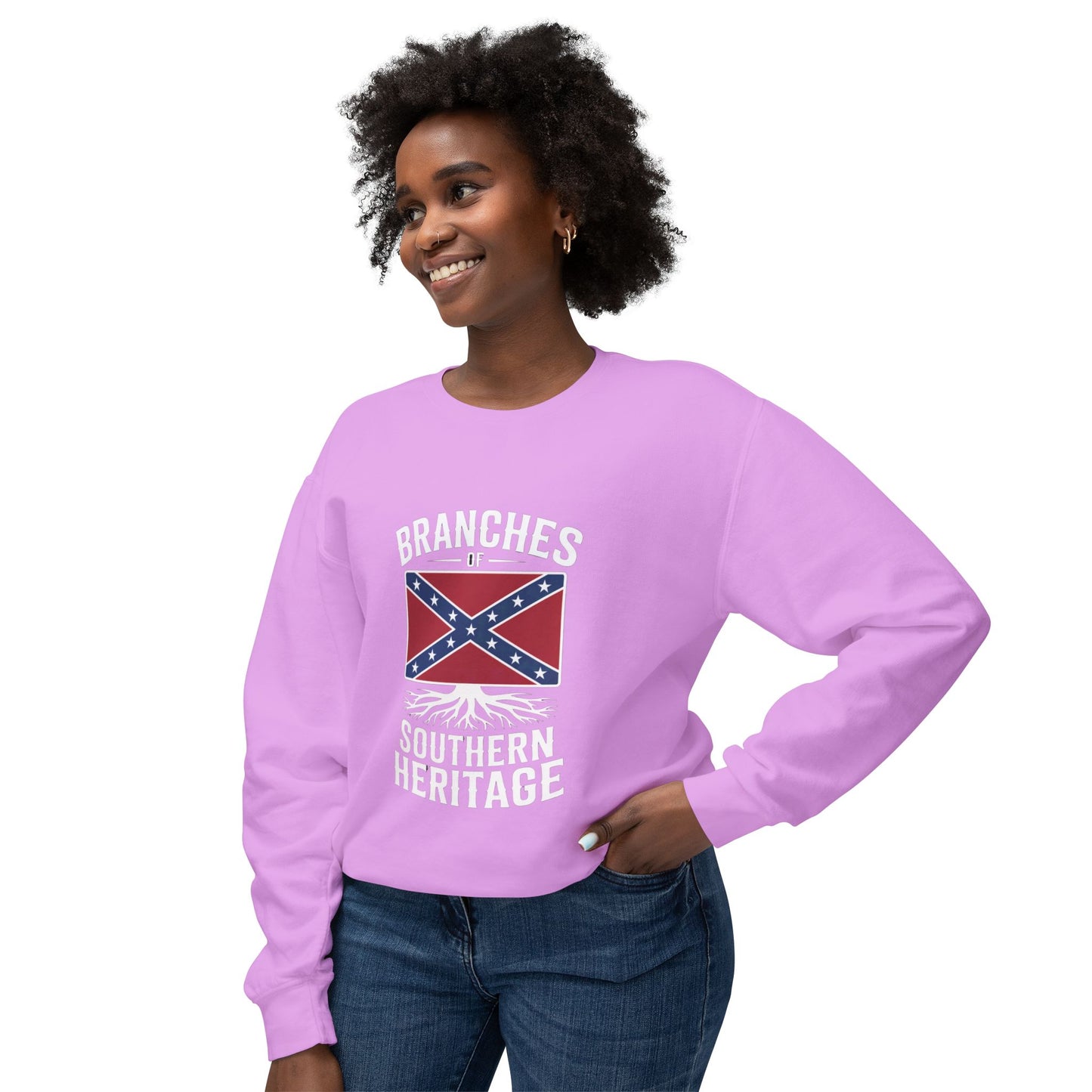 Crewneck Sweatshirt — "Branches of Southern Heritage" Graphic