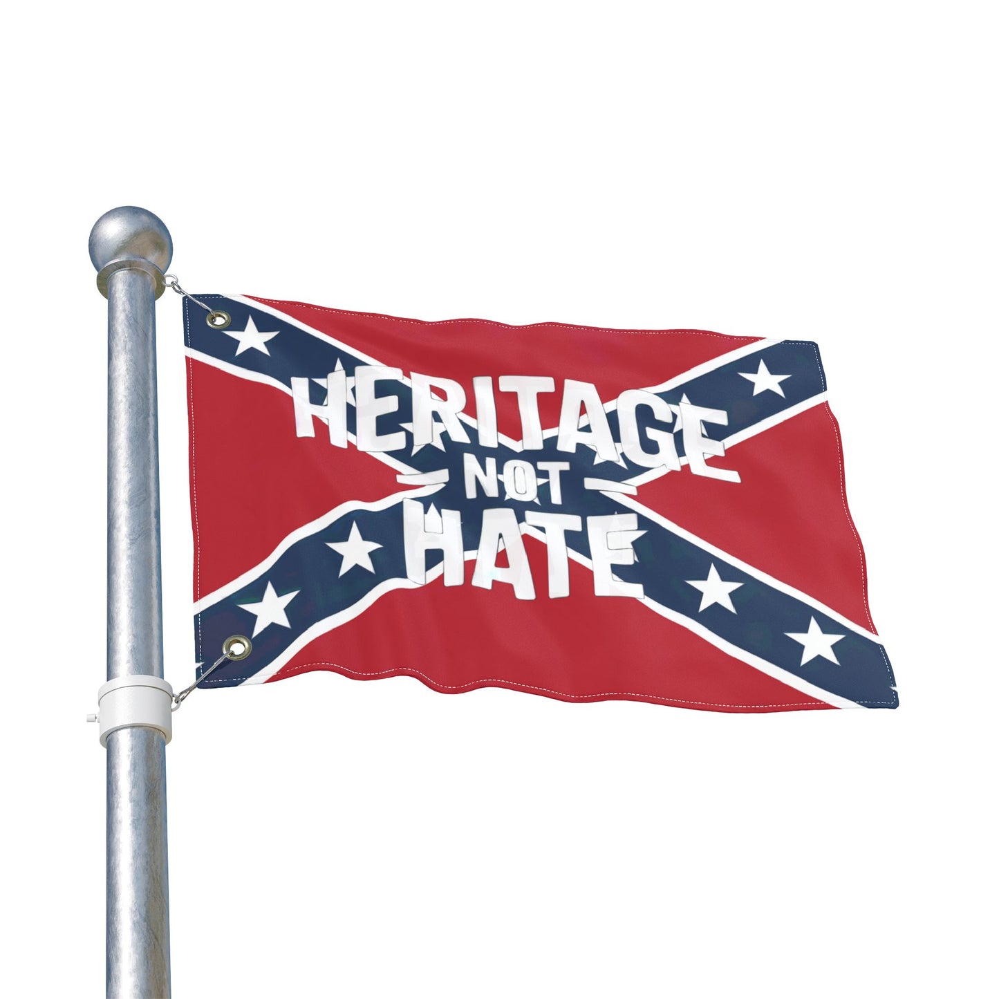 Flag — "Heritage Not Hate" Double-Sided Confederate Design