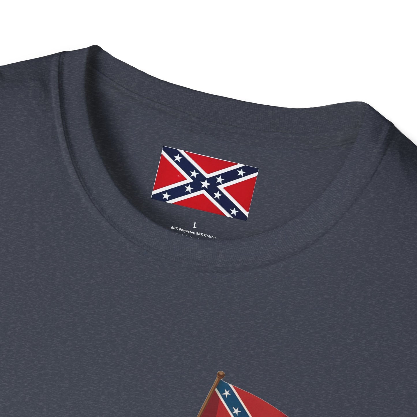 T-Shirt — "Small Flag, Big F*ck You to the Cancel Mob" Confederate Flag Graphic