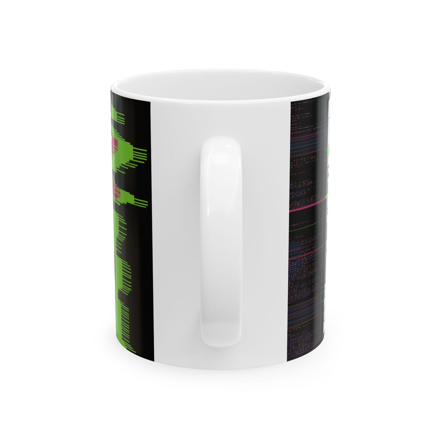 Ceramic Mug — “System Error: Southern Pride Detected” Glitch Flag Coffee Mug