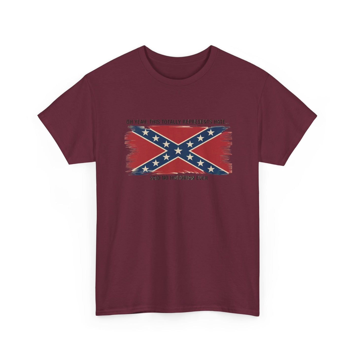 Confederate Flag T-Shirt with Historic Quote