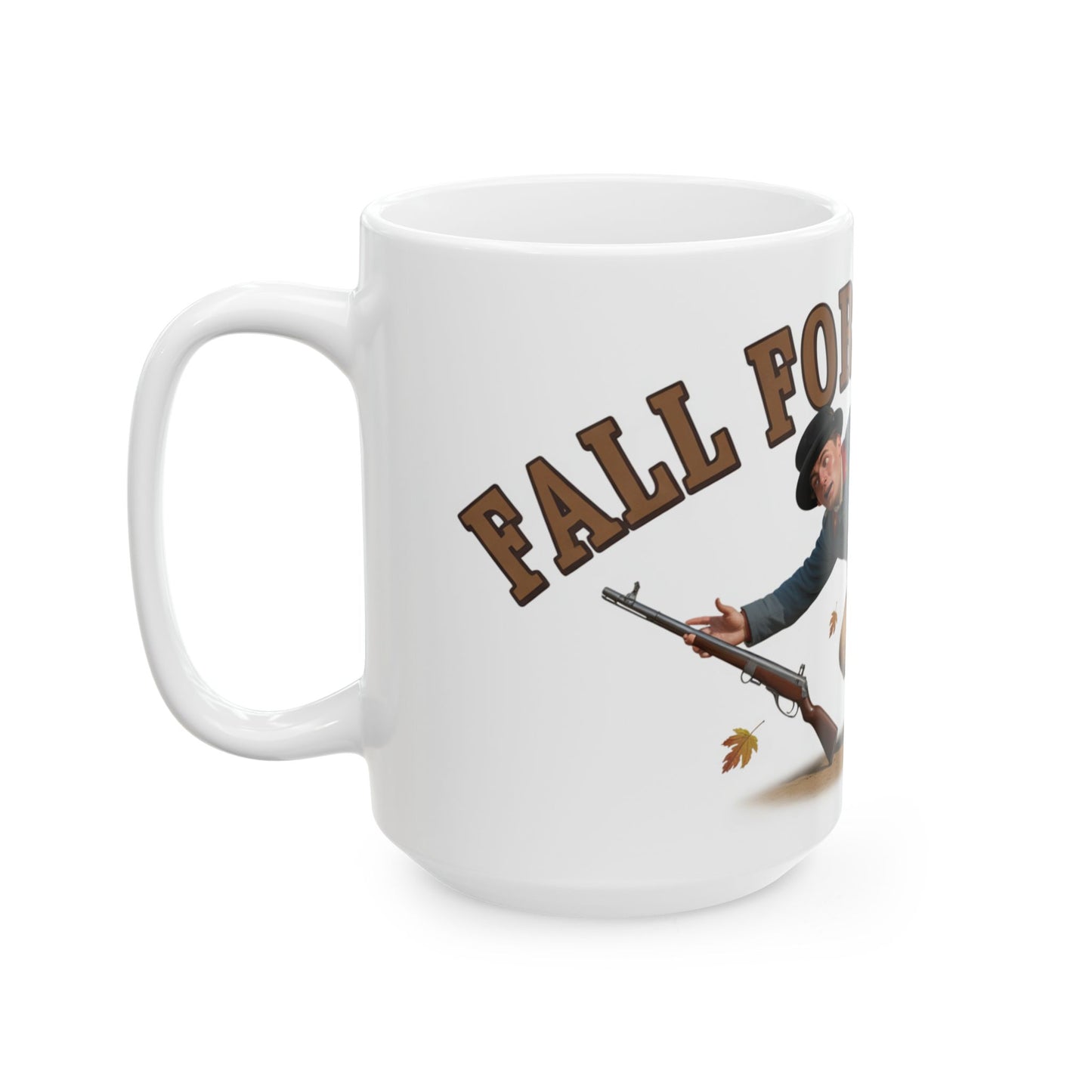 “For Herbie” Vintage Soldier Ceramic Mug — Funny Retro Military Coffee Cup (11oz/15oz)