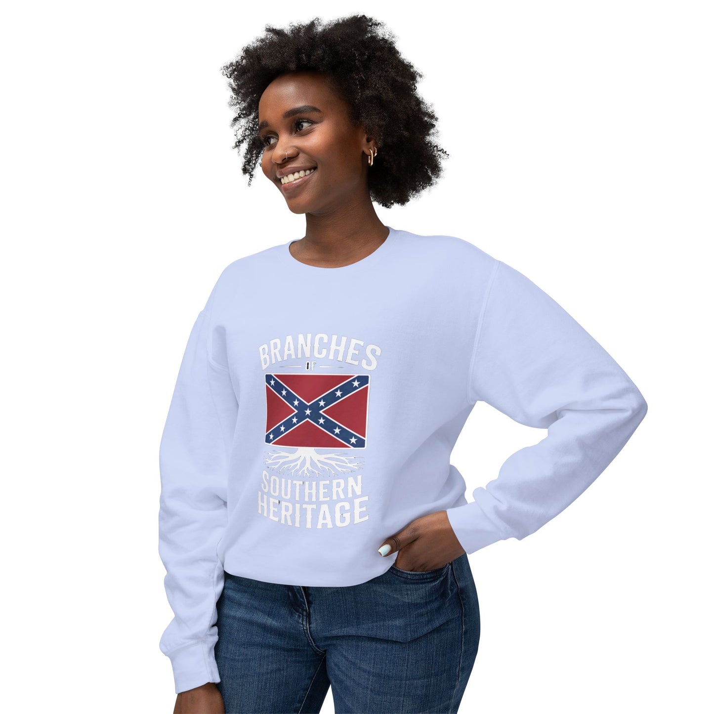 Crewneck Sweatshirt — "Branches of Southern Heritage" Graphic