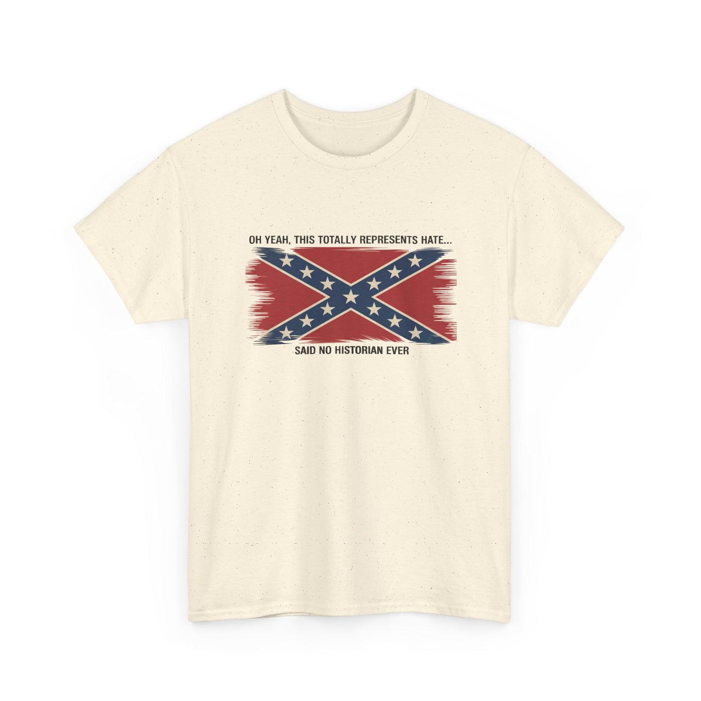 Confederate Flag T-Shirt with Historic Quote