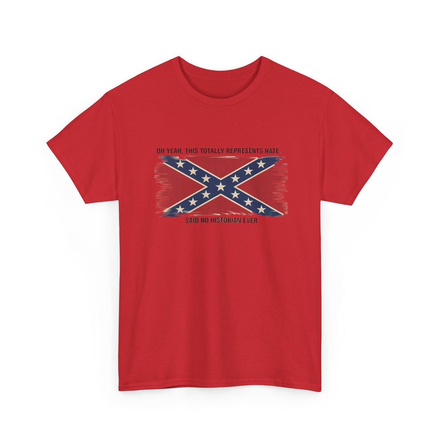Confederate Flag T-Shirt with Historic Quote