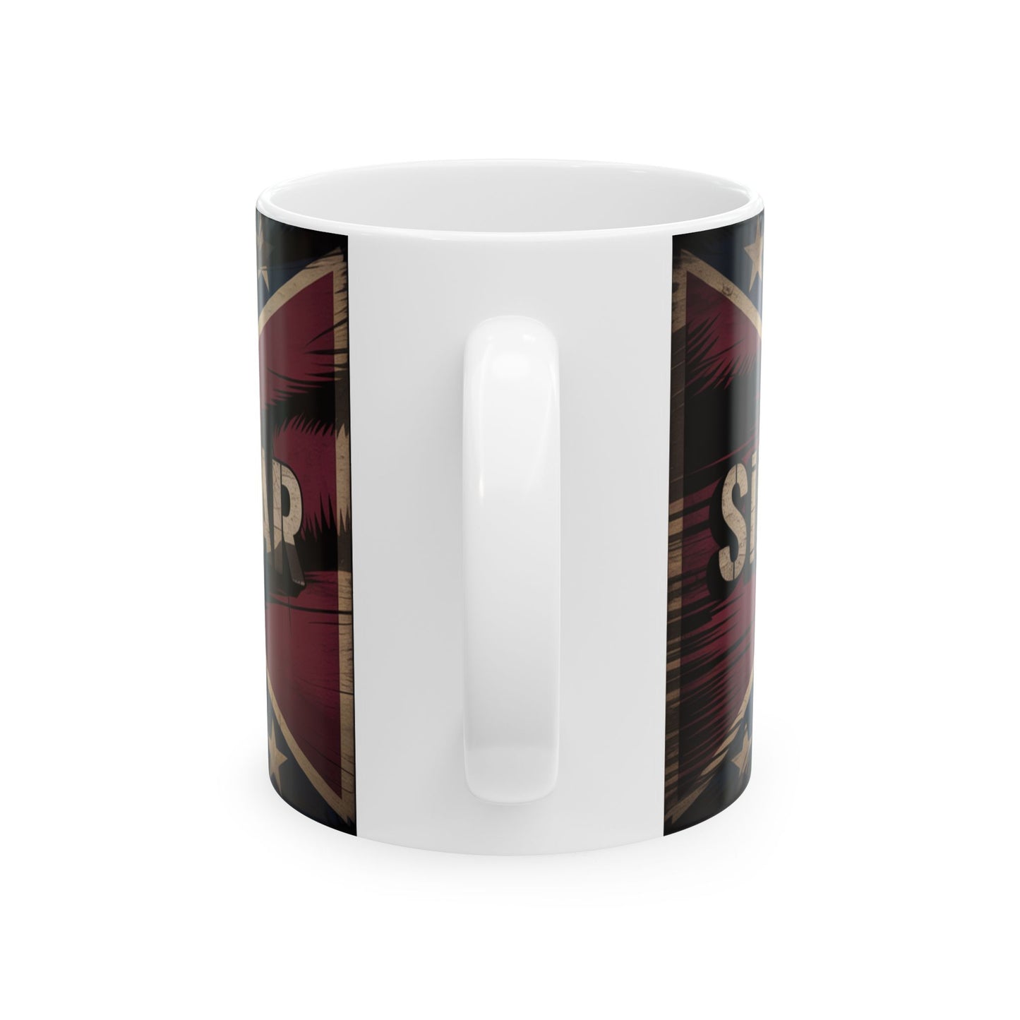 Confederate Flag 'Rebel' Ceramic Mug (11oz/15oz)
