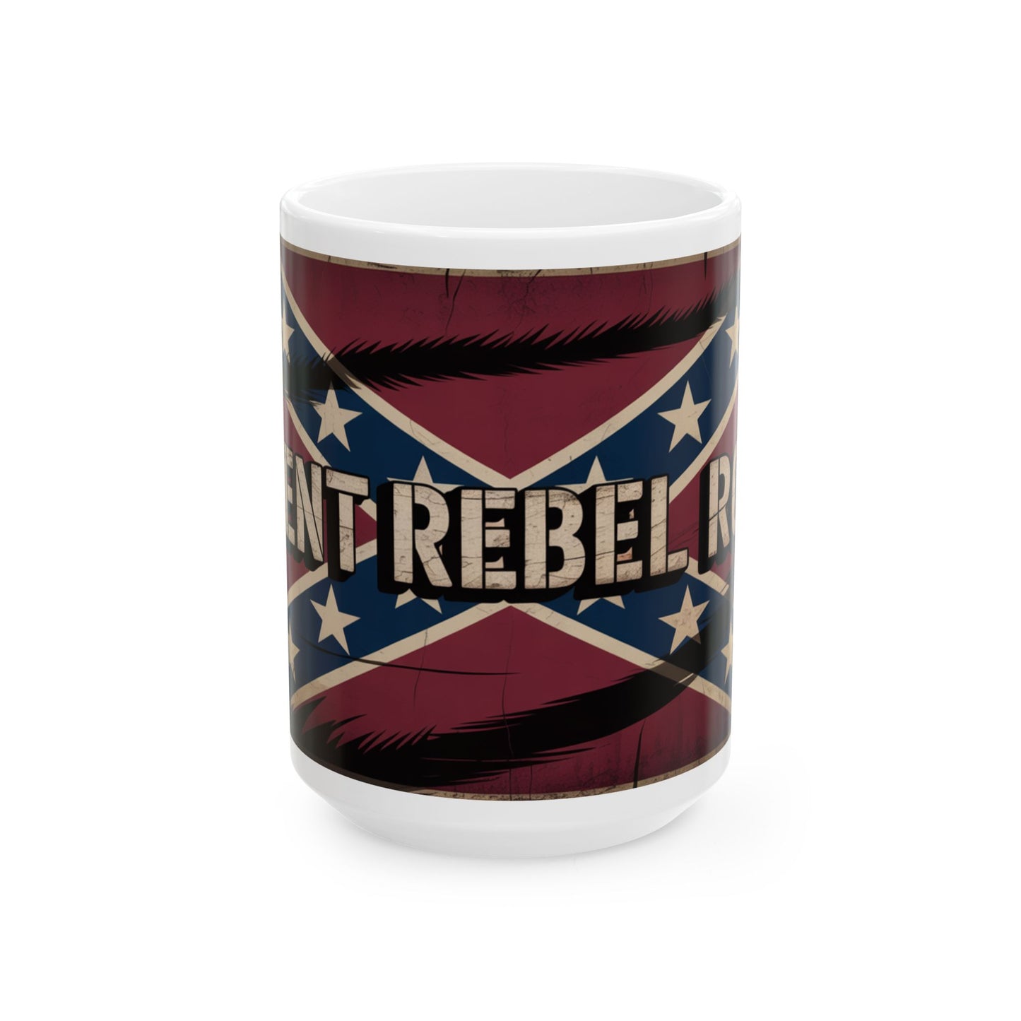 Confederate Flag 'Rebel' Ceramic Mug (11oz/15oz)