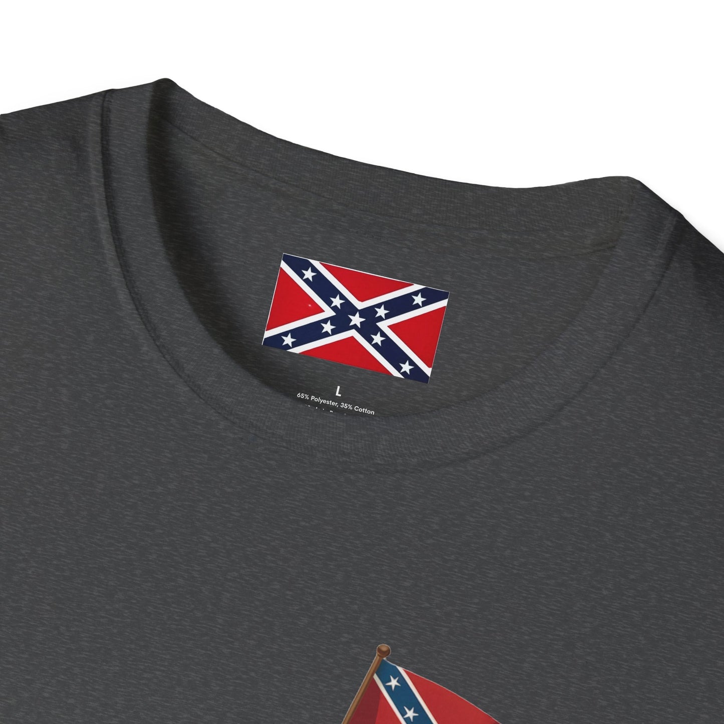 T-Shirt — "Small Flag, Big F*ck You to the Cancel Mob" Confederate Flag Graphic