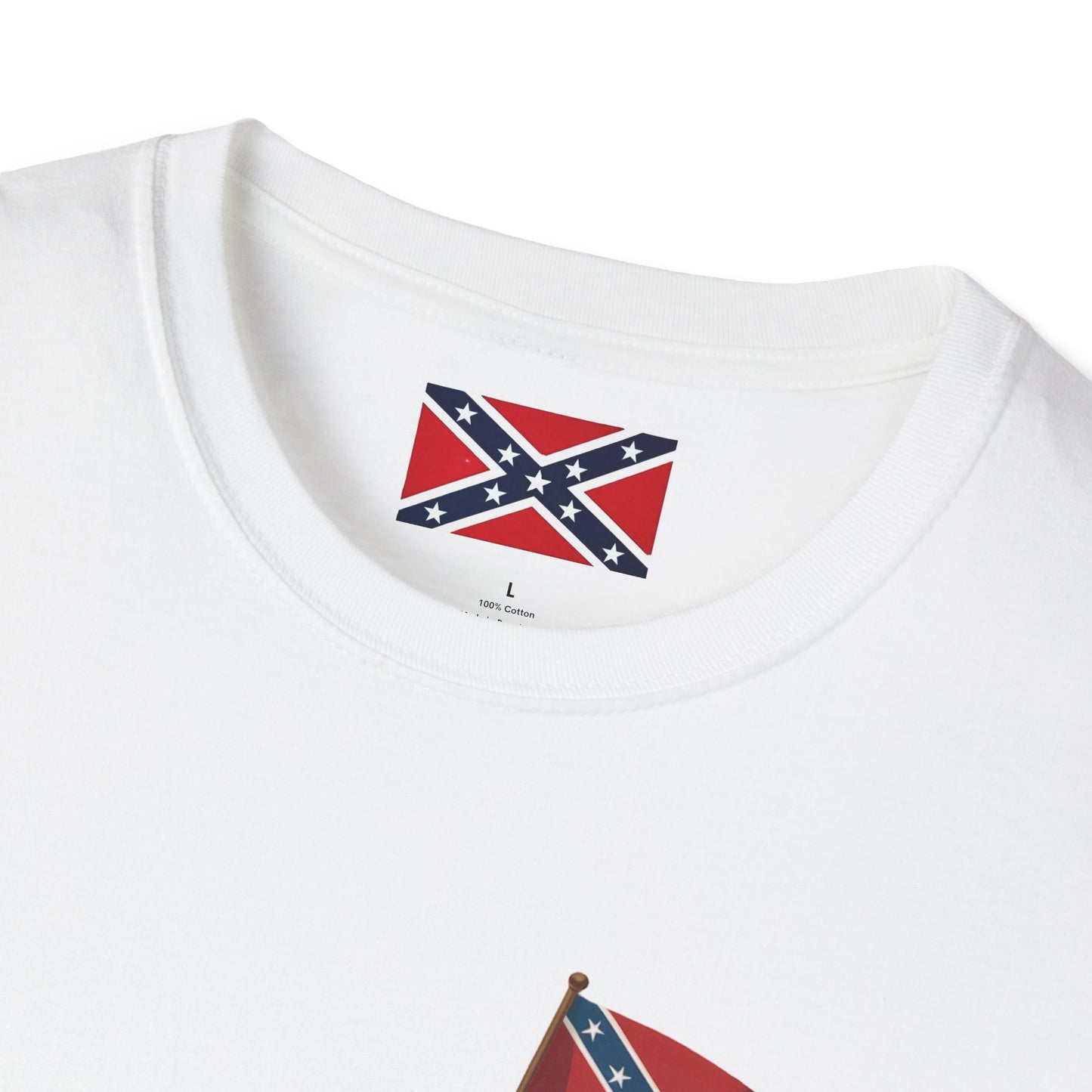 T-Shirt — "Small Flag, Big F*ck You to the Cancel Mob" Confederate Flag Graphic