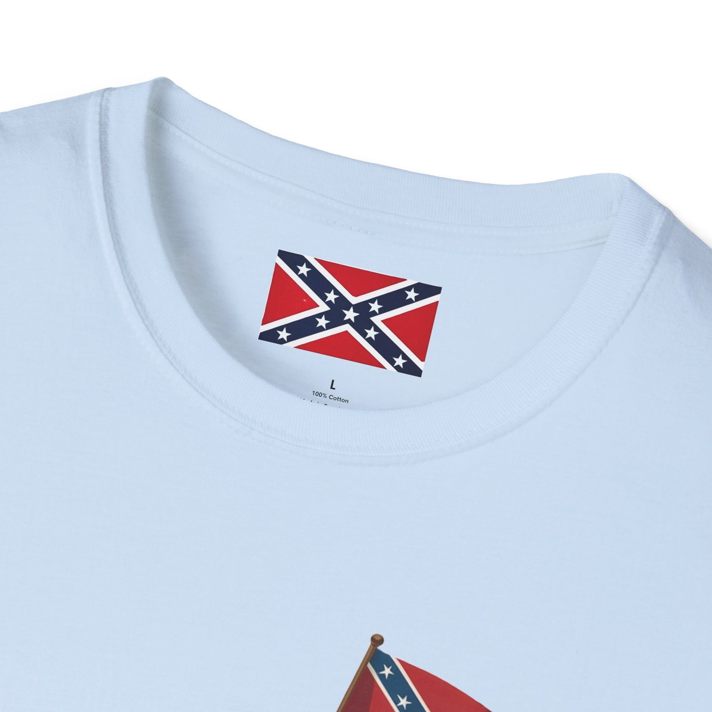 T-Shirt — "Small Flag, Big F*ck You to the Cancel Mob" Confederate Flag Graphic