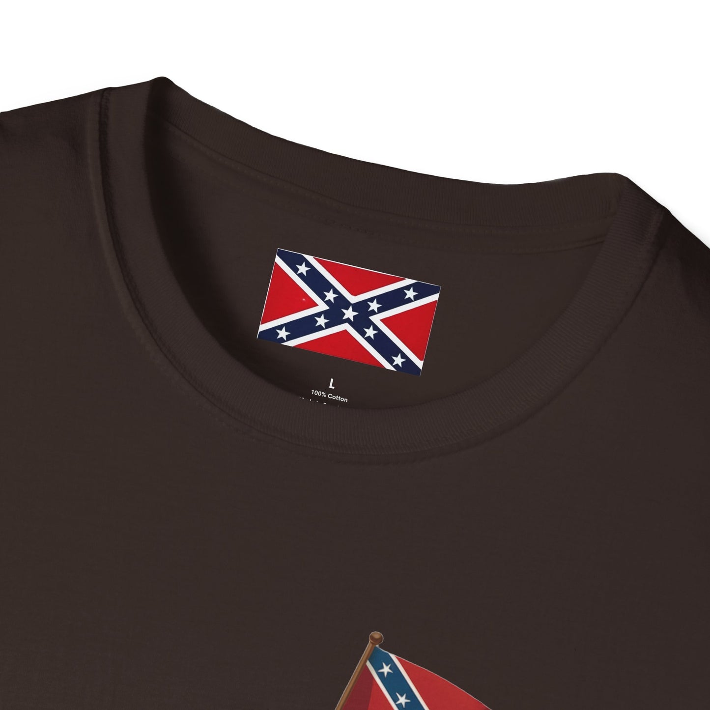 T-Shirt — "Small Flag, Big F*ck You to the Cancel Mob" Confederate Flag Graphic