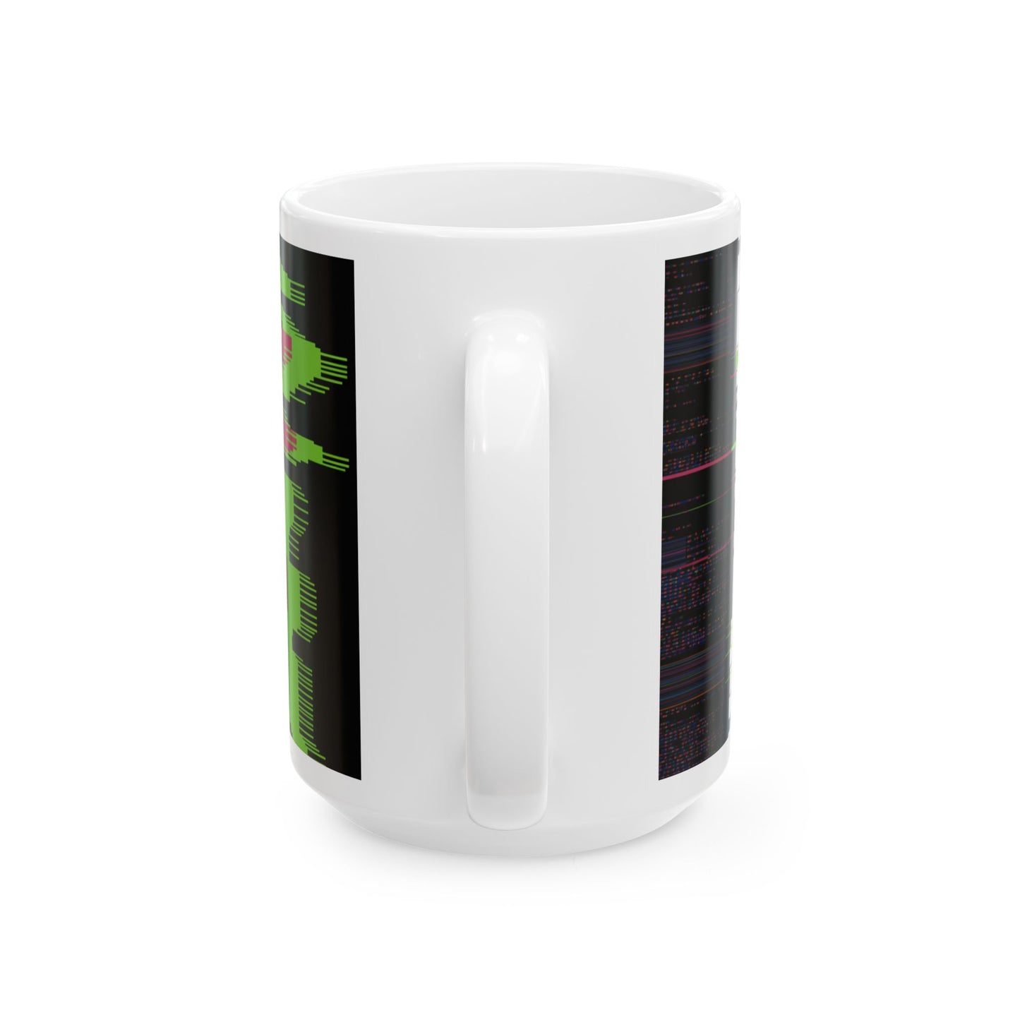 Ceramic Mug — “System Error: Southern Pride Detected” Glitch Flag Coffee Mug