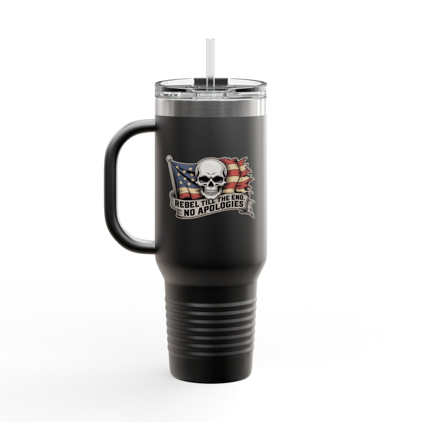 40oz Insulated Travel Mug — Autumn Maple Leaf Design