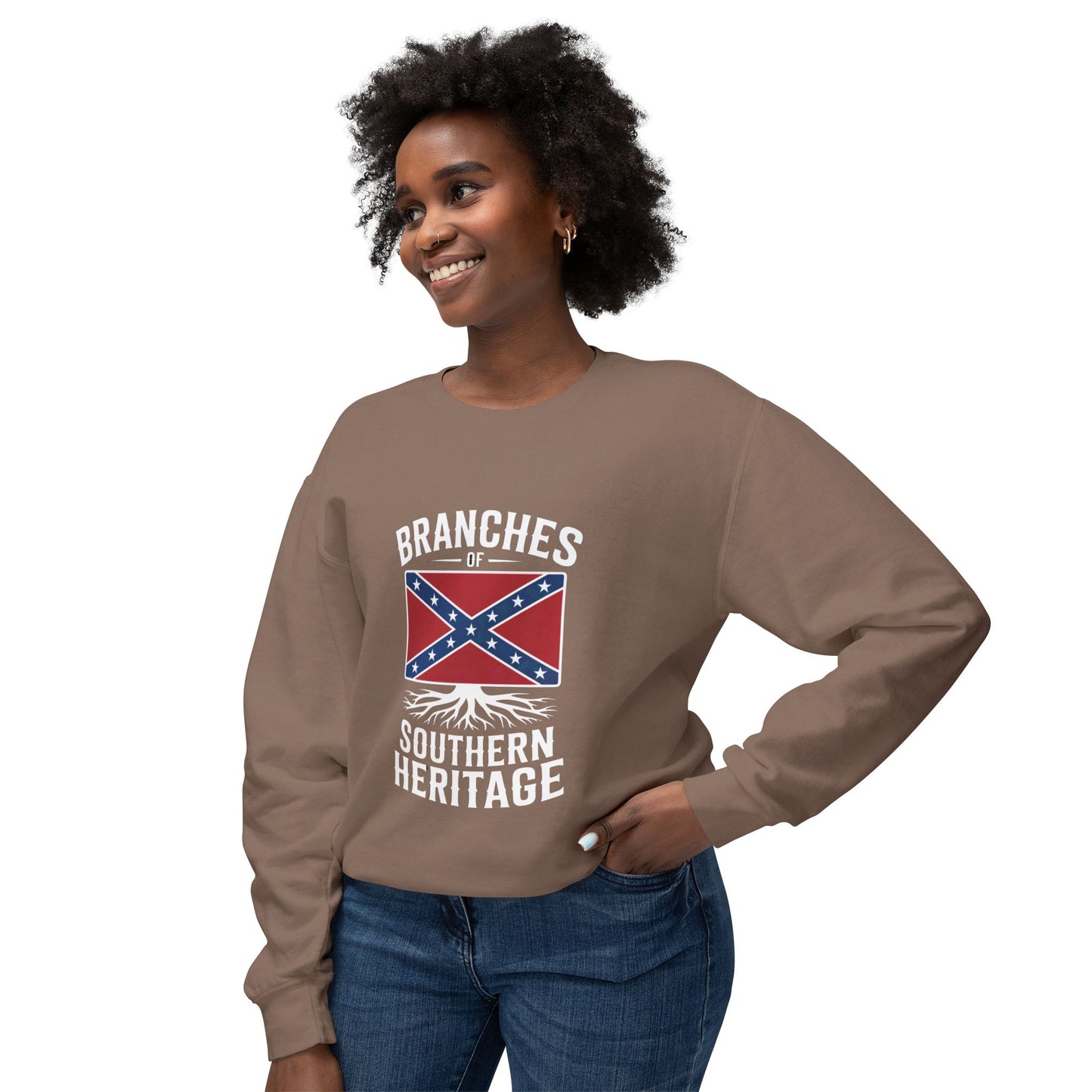 Crewneck Sweatshirt — "Branches of Southern Heritage" Graphic