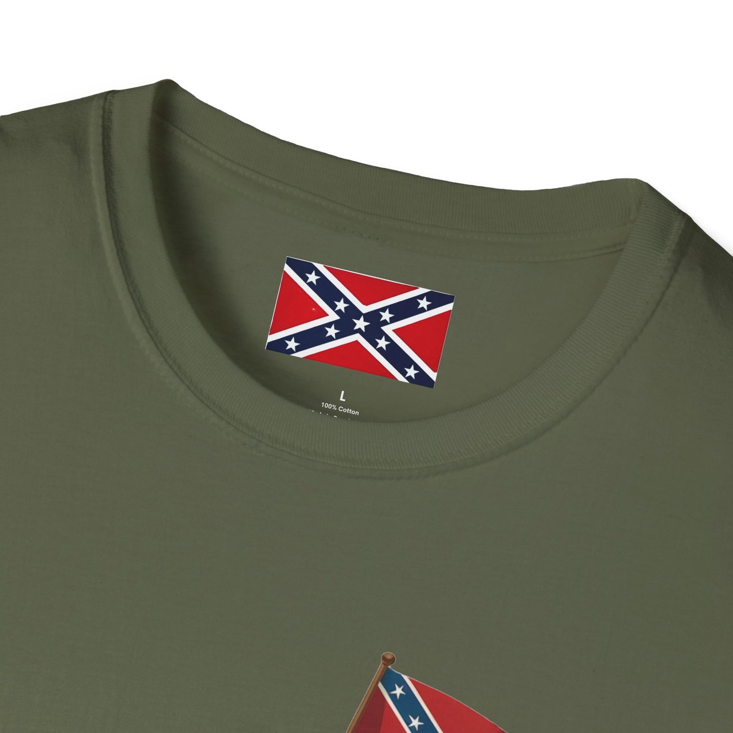 T-Shirt — "Small Flag, Big F*ck You to the Cancel Mob" Confederate Flag Graphic