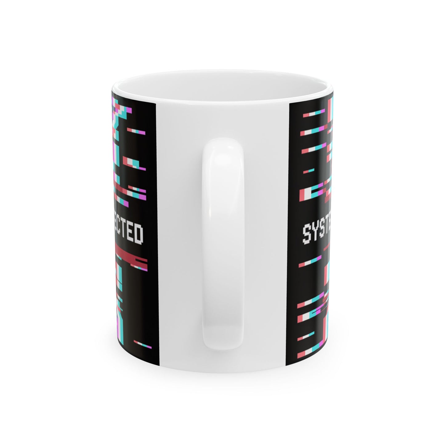 Provocative Southern Pride Ceramic Mug — Glitch Rebel Coffee Cup (11oz/15oz)