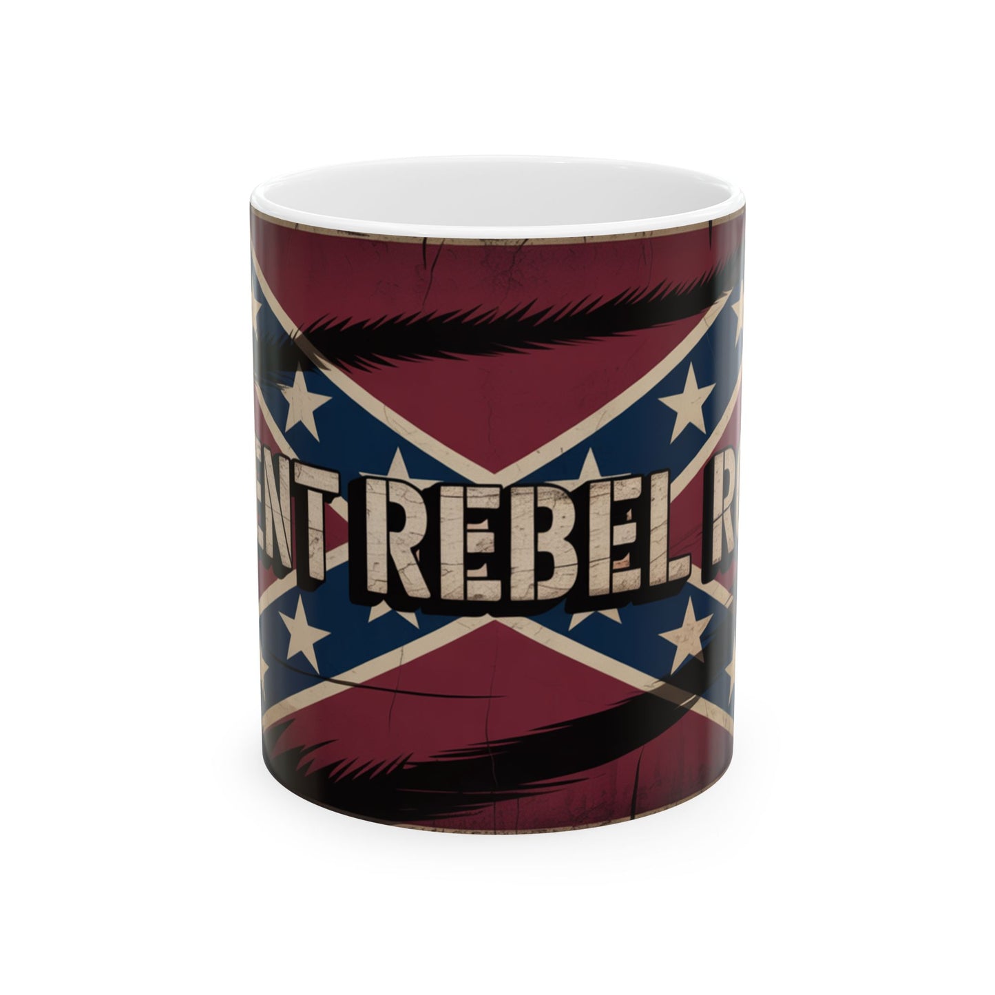 Confederate Flag 'Rebel' Ceramic Mug (11oz/15oz)