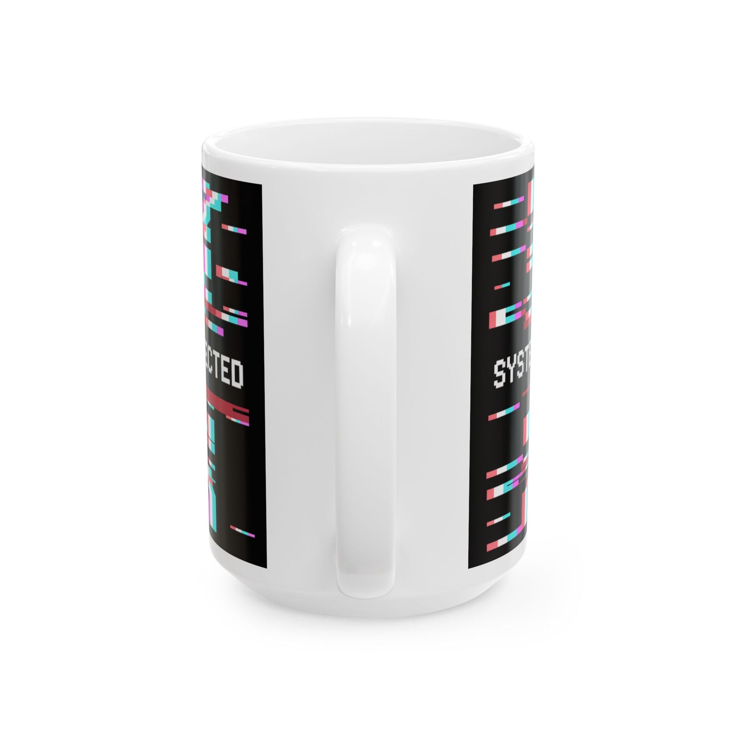 Provocative Southern Pride Ceramic Mug — Glitch Rebel Coffee Cup (11oz/15oz)