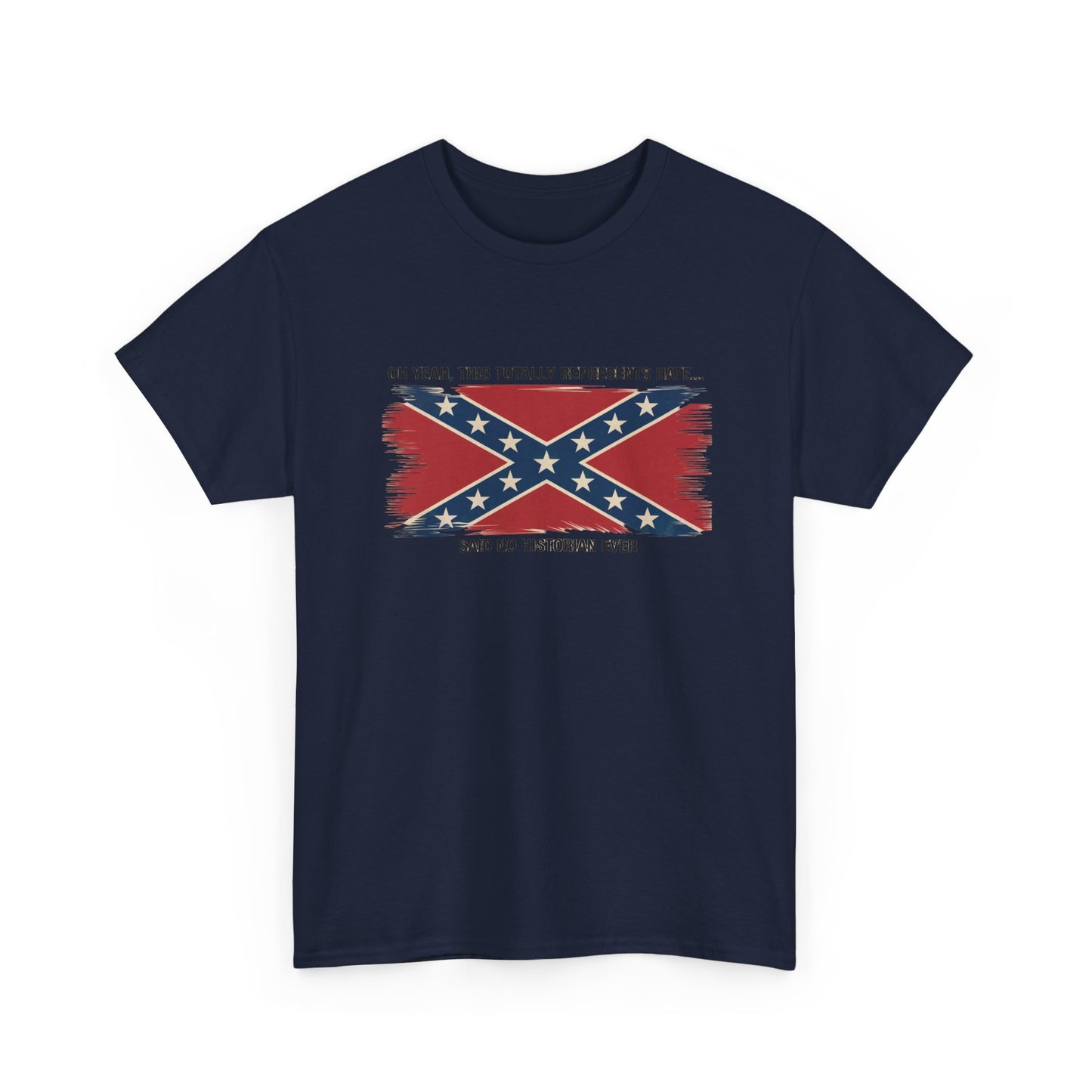 Confederate Flag T-Shirt with Historic Quote