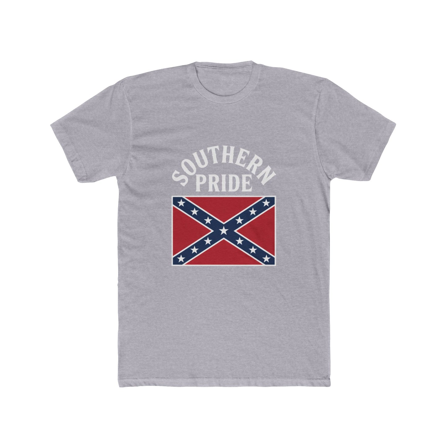 Southern Pride T-Shirt with Vector Confederate Flag Design - Stylish Unisex Tee for Proud Southerners - Perfect for Any Occasion