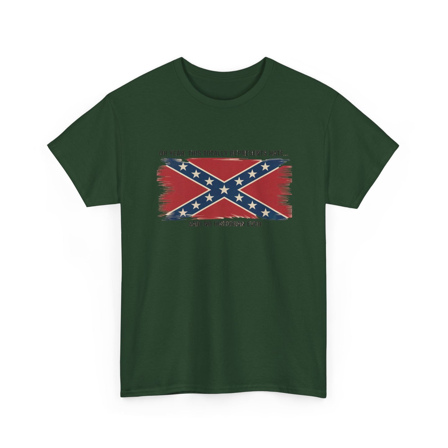 Confederate Flag T-Shirt with Historic Quote