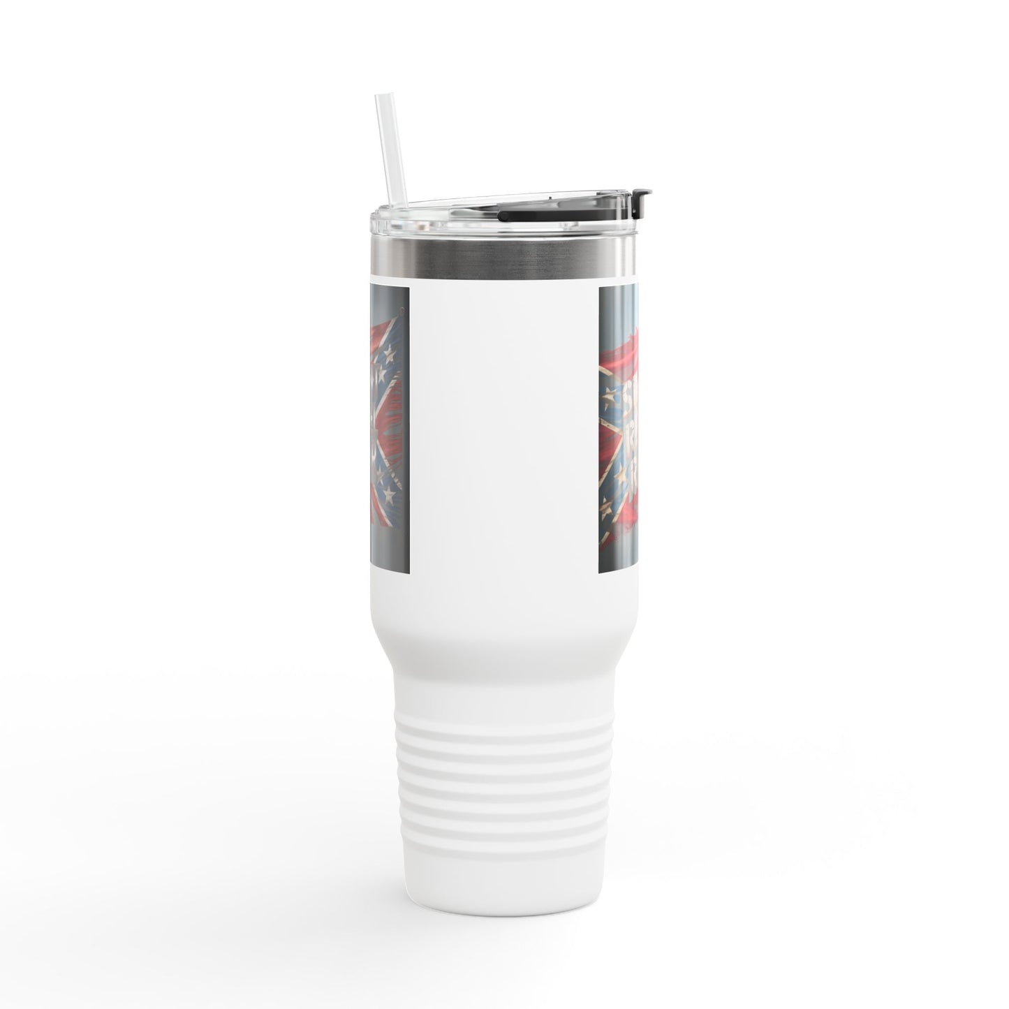 Insulated Travel Mug — "Silent Rebel Roar" 40oz Stainless Steel Tumbler