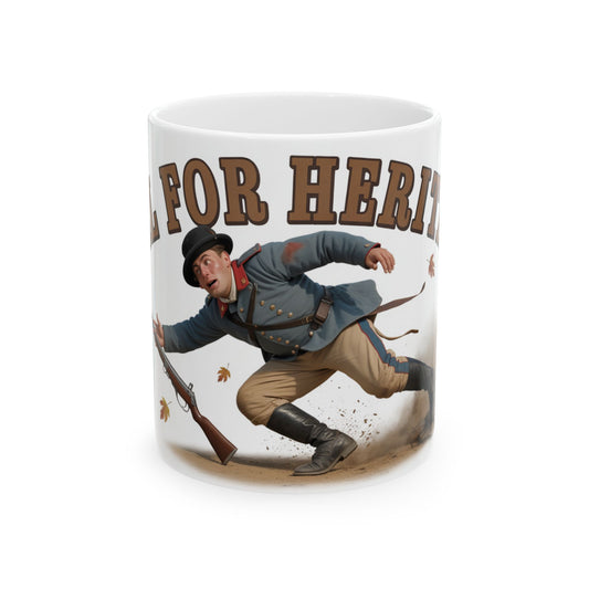 “For Herbie” Vintage Soldier Ceramic Mug — Funny Retro Military Coffee Cup (11oz/15oz)