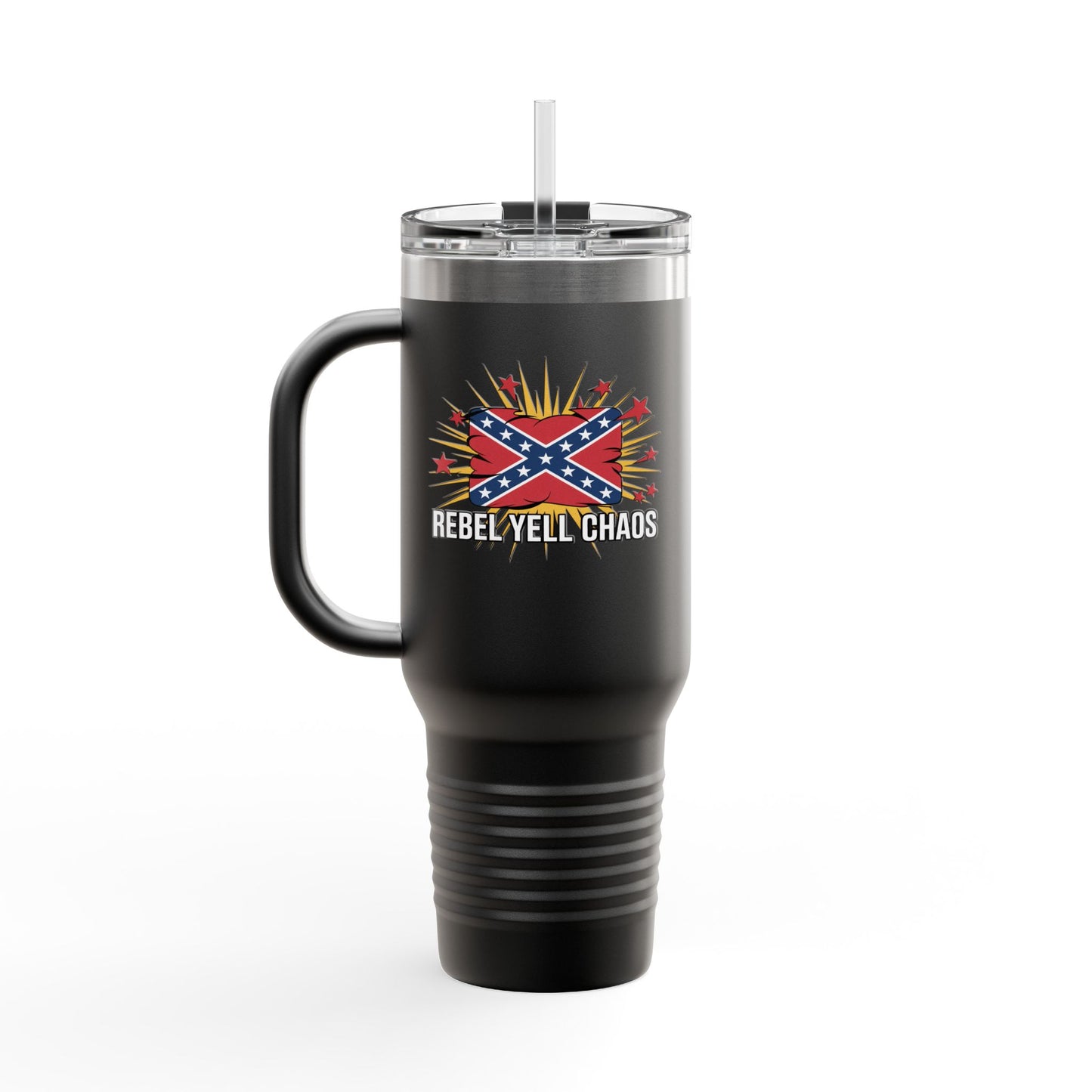 40oz Insulated Travel Mug — Floral Compass Design, Spill‑Proof Tumbler for Road Trips & Outdoor Adventures