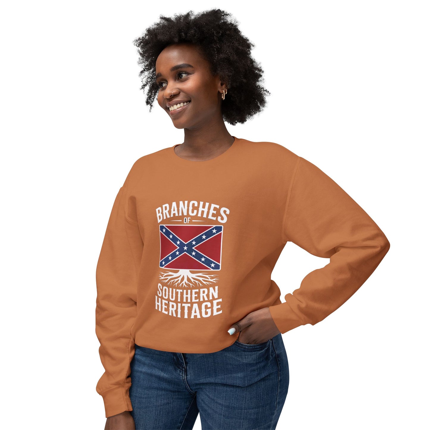 Crewneck Sweatshirt — "Branches of Southern Heritage" Graphic