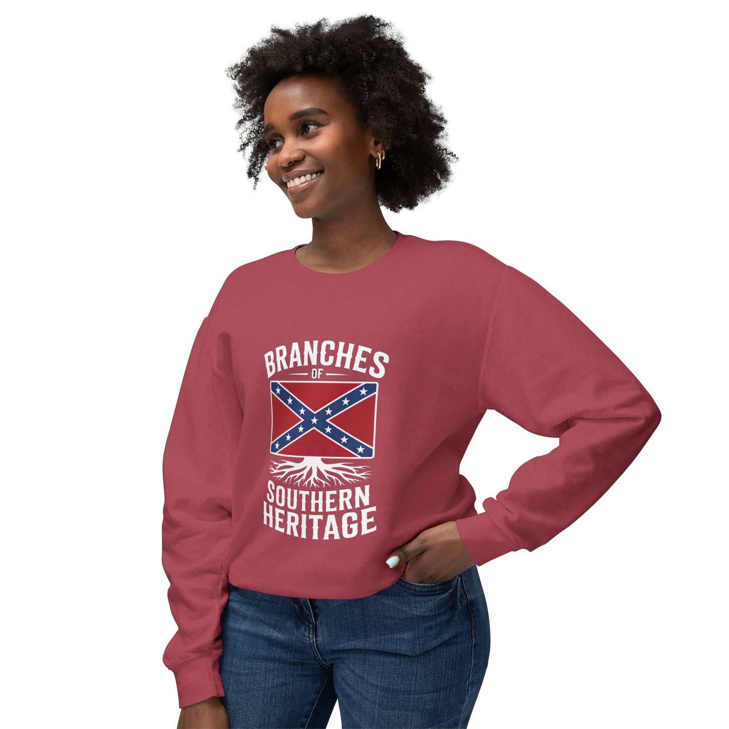 Crewneck Sweatshirt — "Branches of Southern Heritage" Graphic