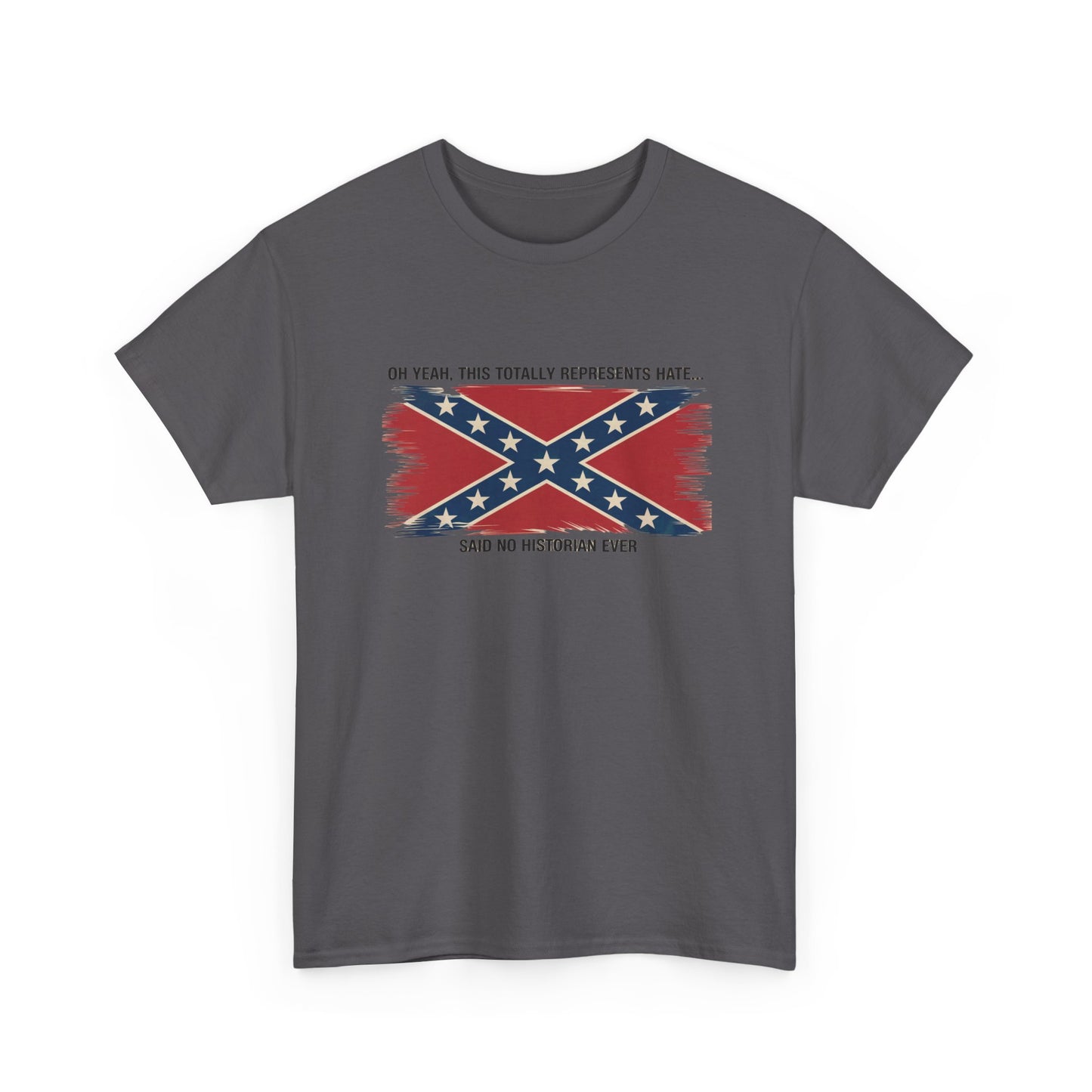 Confederate Flag T-Shirt with Historic Quote