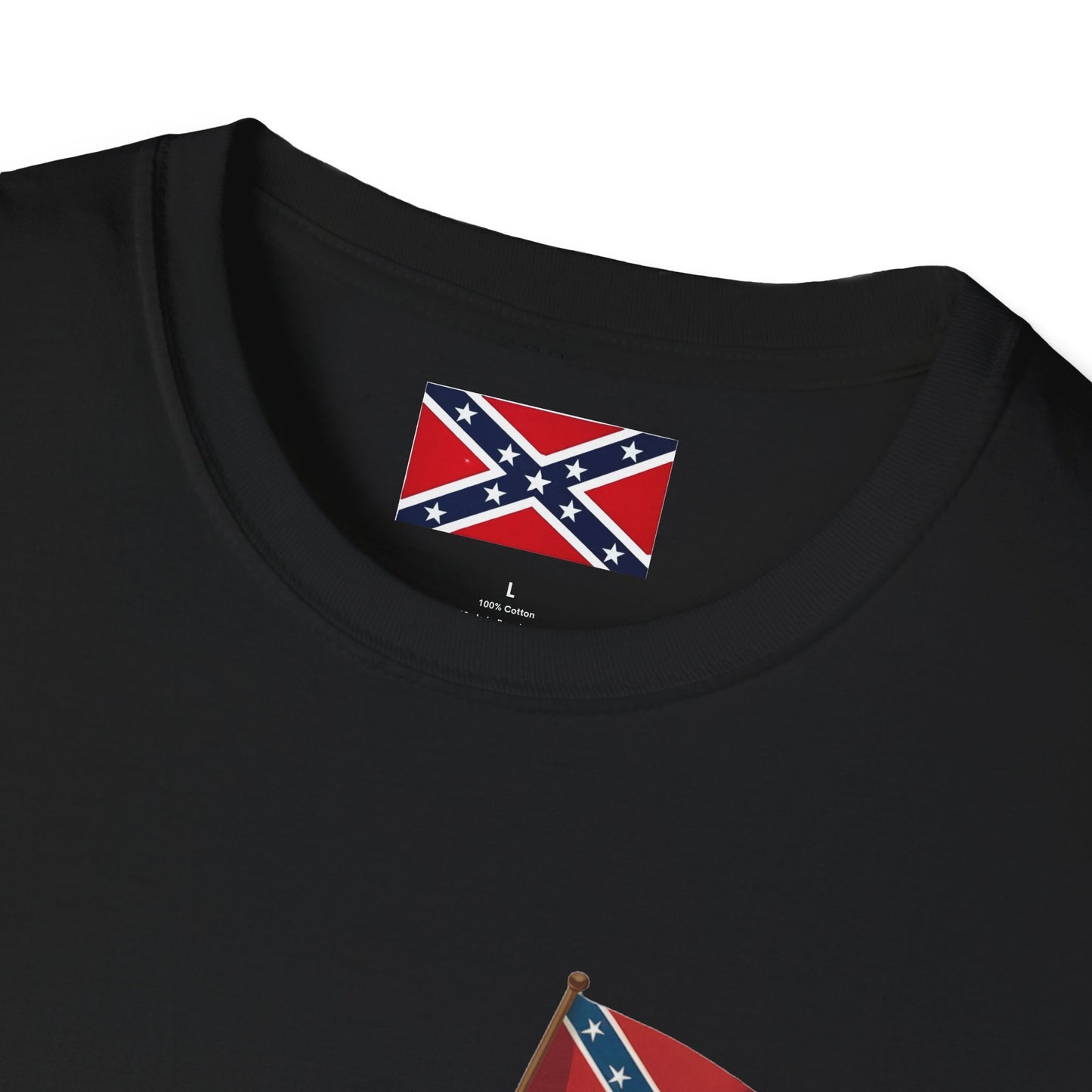 T-Shirt — "Small Flag, Big F*ck You to the Cancel Mob" Confederate Flag Graphic