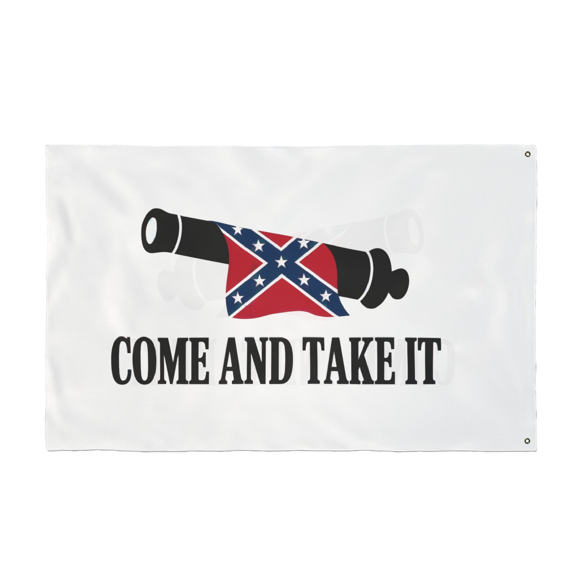 Confederate Come and Take It flag with cannon design home decor 
